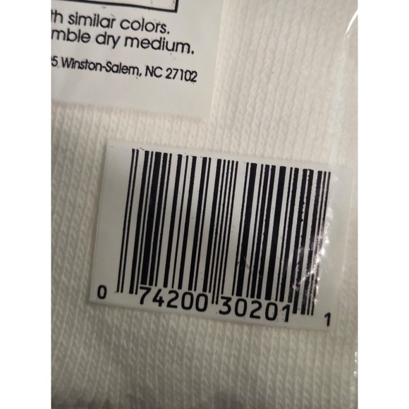 NOS Vtg Leggs Wear Basic Sox 2 Cuffed & 2 Crew Socks One Size 4 Pair Total USA - Picture 11 of 11